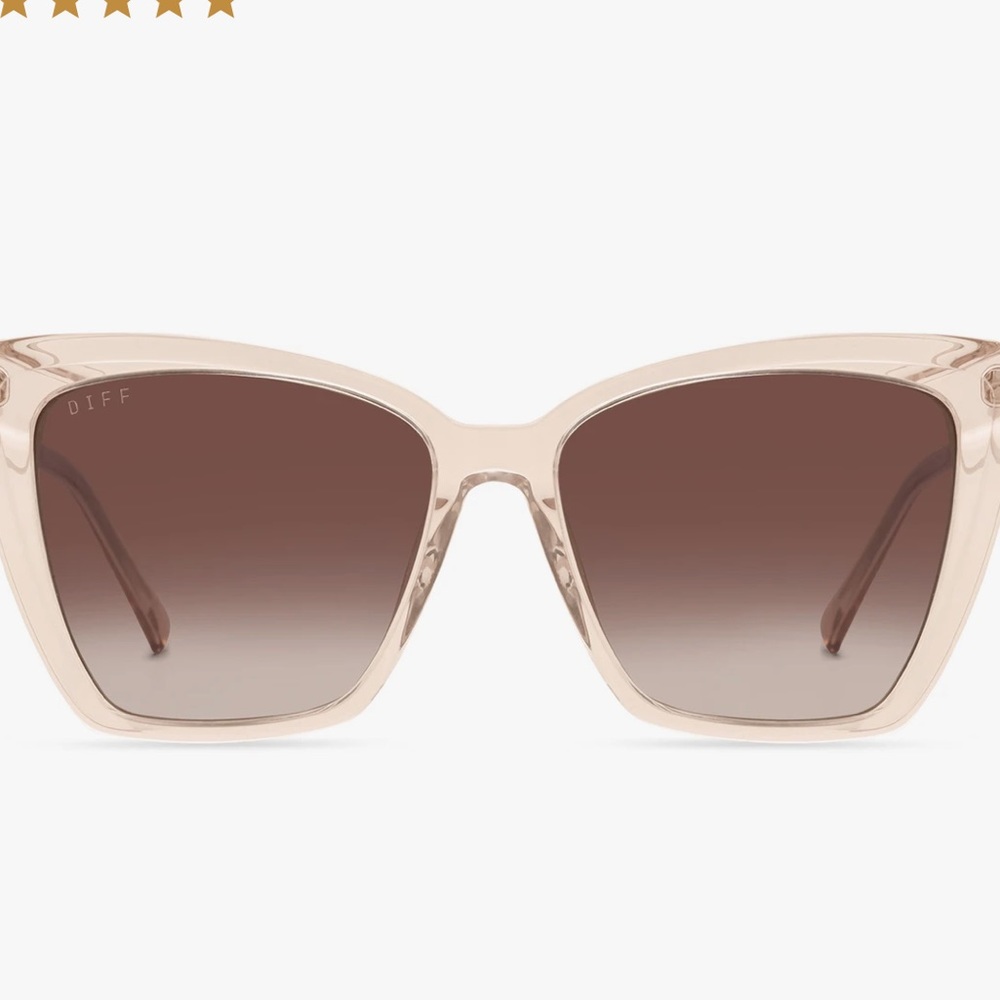 New Diff Sunglasses Becky II - Sandstone Crystal